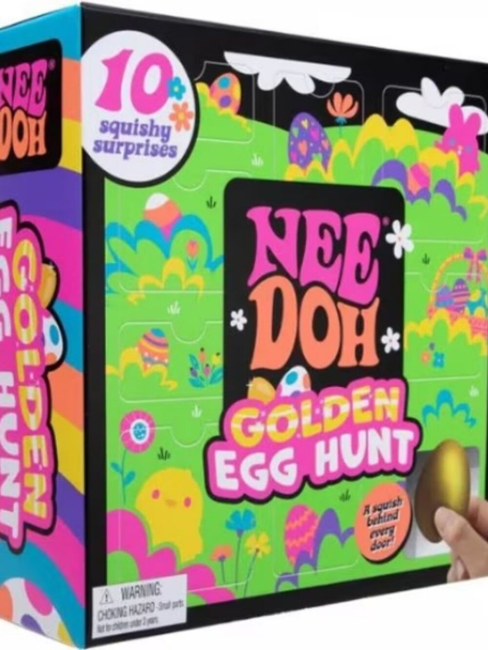 NeeDoh Easter Golden Egg Hunt Mystery 10-Pack (10 Squishy Surprises!)